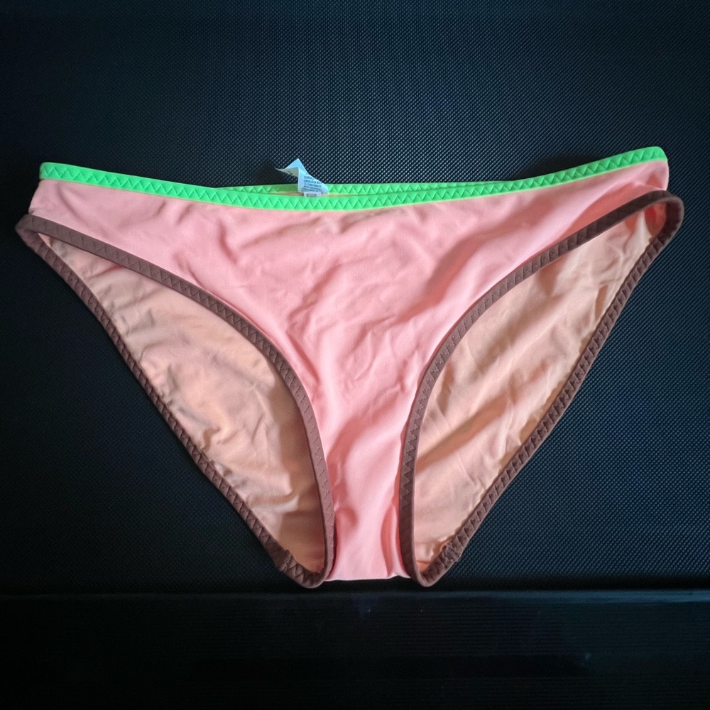 Aerie Orange and Brown Bikini Swimwear